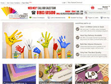 Tablet Screenshot of colourcraftdirect.com